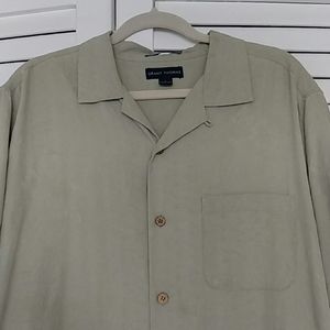 Pure silk shirt Hawaiian print